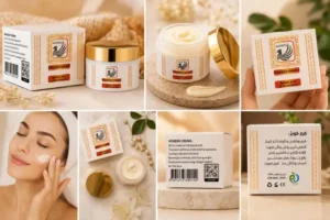 کرم چاقی صورت گیاهی و حجم دهنده گونه